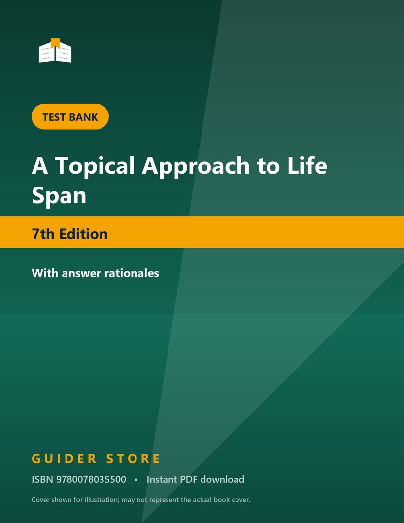A Topical Approach to Life Span - Guider Store