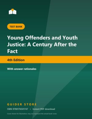Young Offenders and Youth Justice: A Century After the Fact - Guider Store