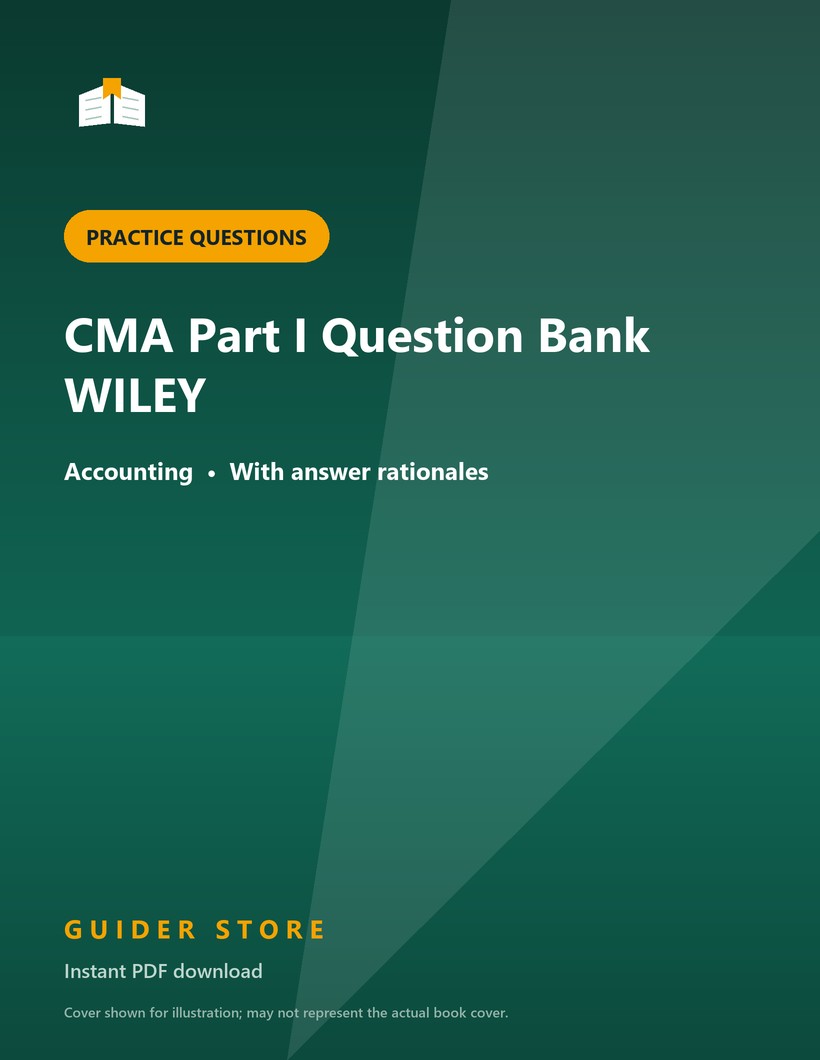 CMA Part I Question Bank WILEY - Guider Store