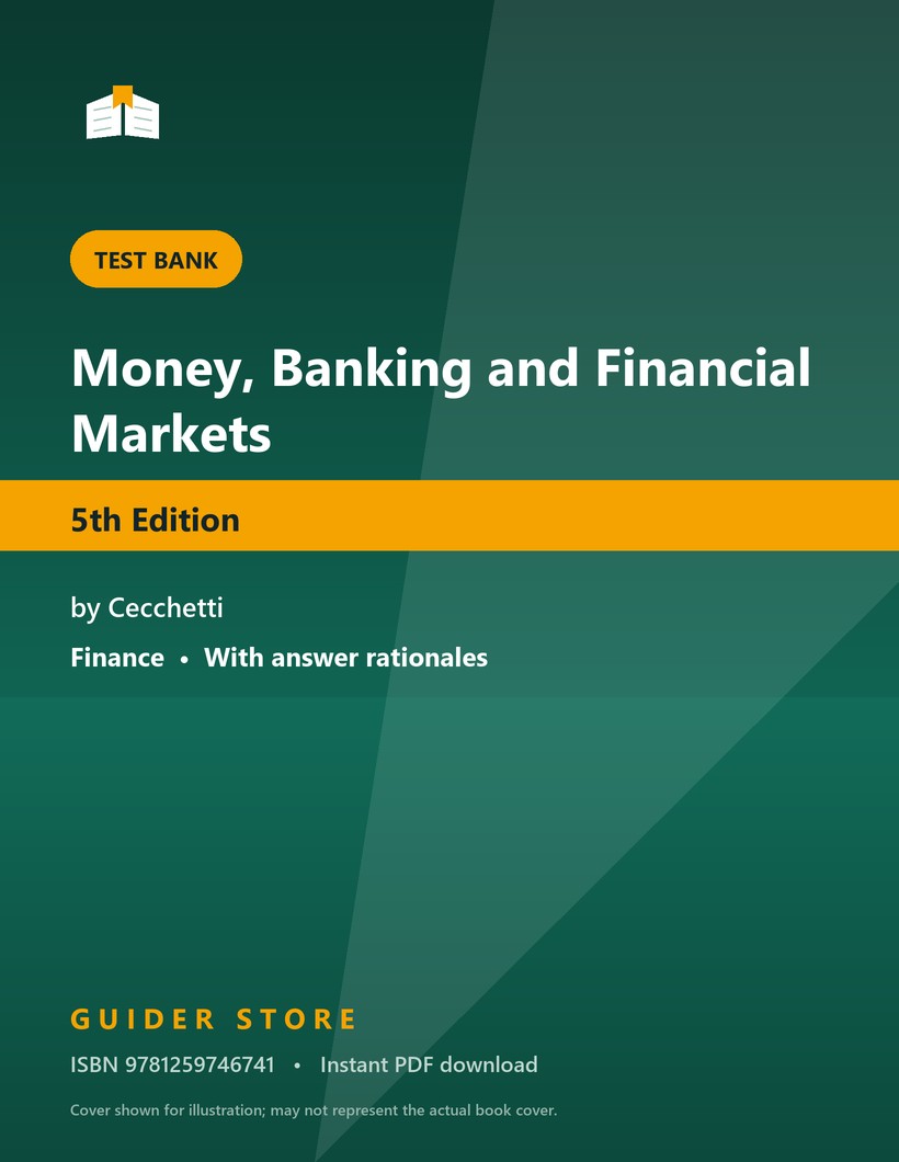 Money, Banking and Financial Markets - Guider Store