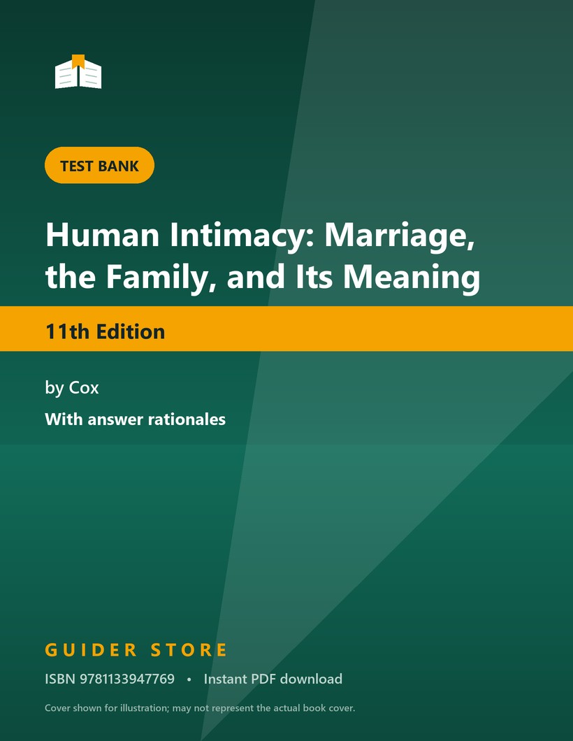 Human Intimacy: Marriage, the Family, and Its Meaning - Guider Store