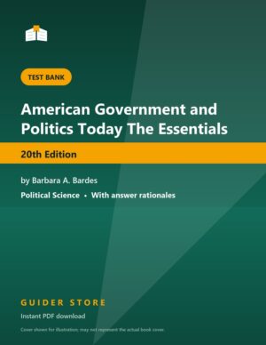 American Government and Politics Today The Essentials - Guider Store