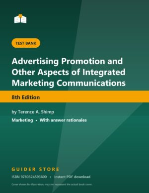 Advertising Promotion and Other Aspects of Integrated Marketing Communications - Guider Store