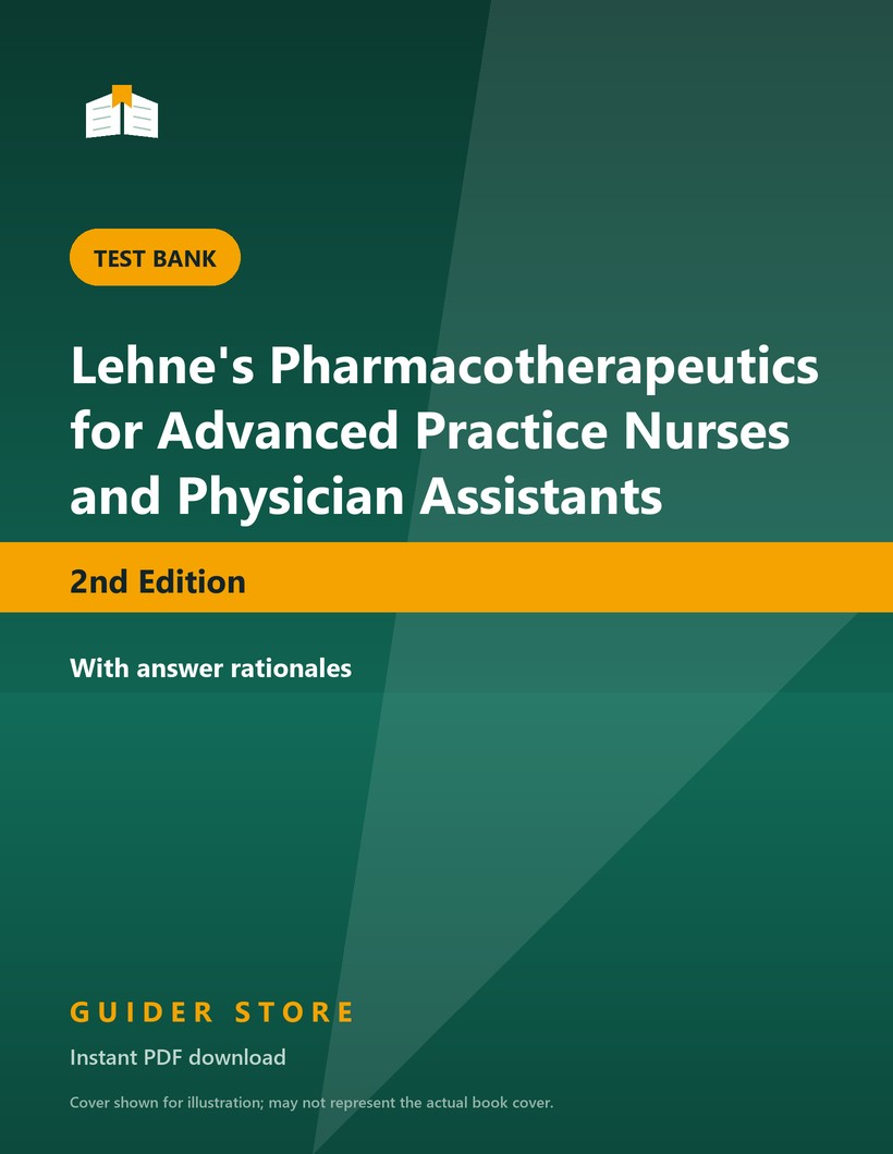 Lehne's Pharmacotherapeutics for Advanced Practice Nurses and Physician Assistants - Guider Store