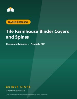 Tile Farmhouse Binder Covers and Spines - Guider Store
