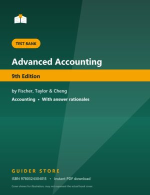Advanced Accounting - Guider Store