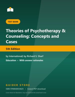 Theories of Psychotherapy & Counseling: Concepts and Cases - Guider Store