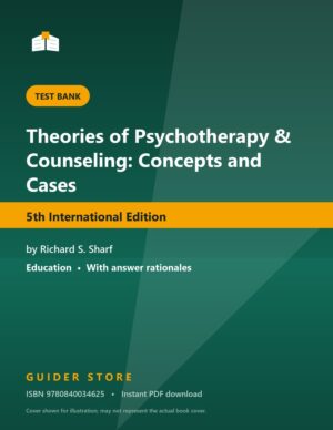 Theories of Psychotherapy & Counseling: Concepts and Cases - Guider Store