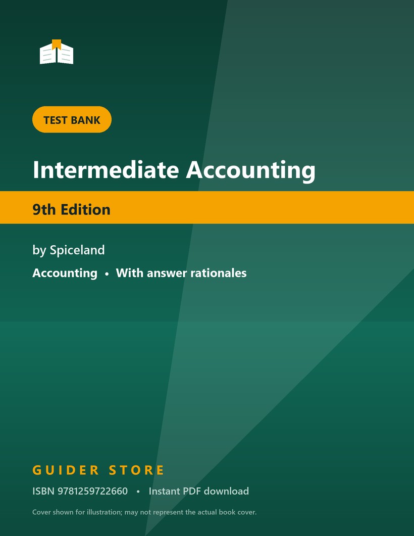 Intermediate Accounting - Guider Store