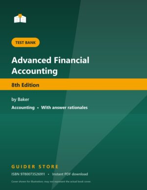 Advanced Financial Accounting - Guider Store