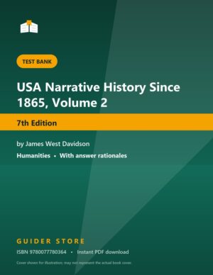 USA Narrative History Since 1865, Volume 2 - Guider Store