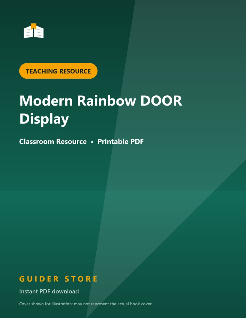 Modern Rainbow DOOR Display - Guider Store