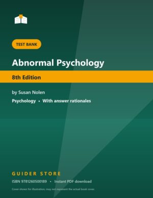Abnormal Psychology - Guider Store