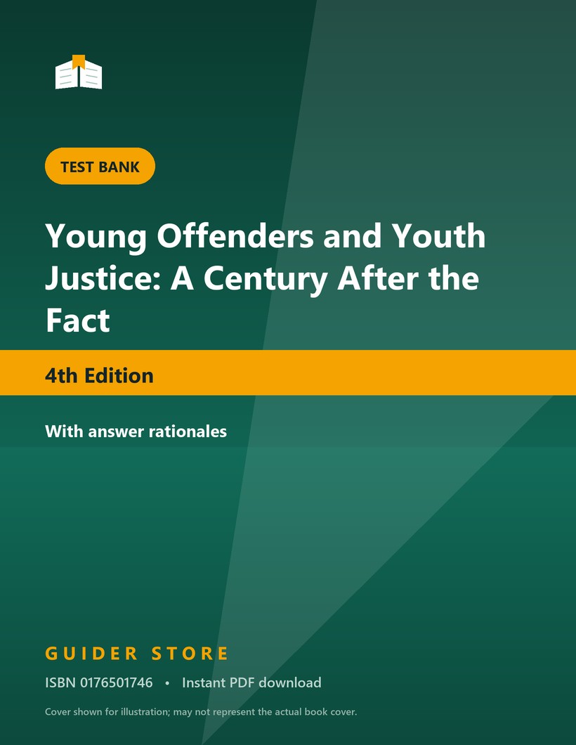 Young Offenders and Youth Justice: A Century After the Fact - Guider Store