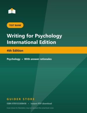 Writing for Psychology International Edition - Guider Store