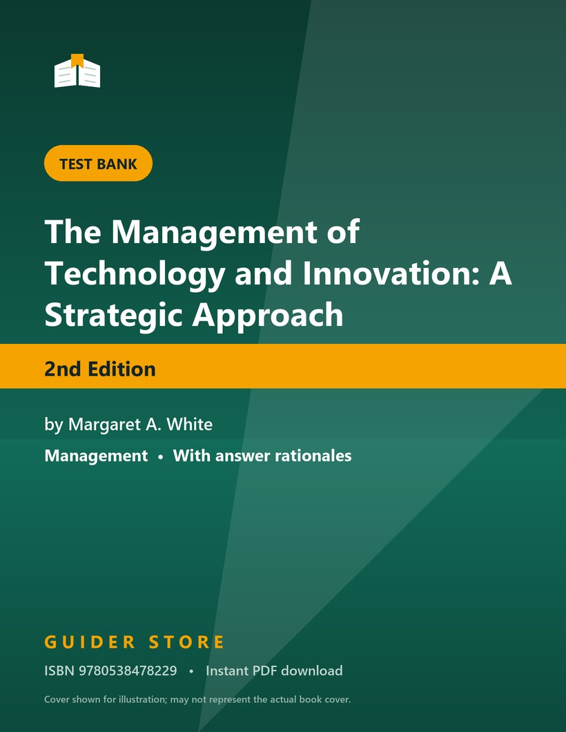 The Management of Technology and Innovation: A Strategic Approach - Guider Store