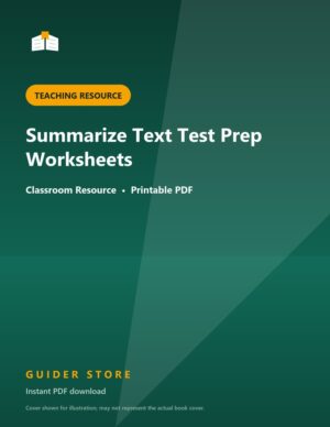 Summarize Text Test Prep Worksheets - Guider Store