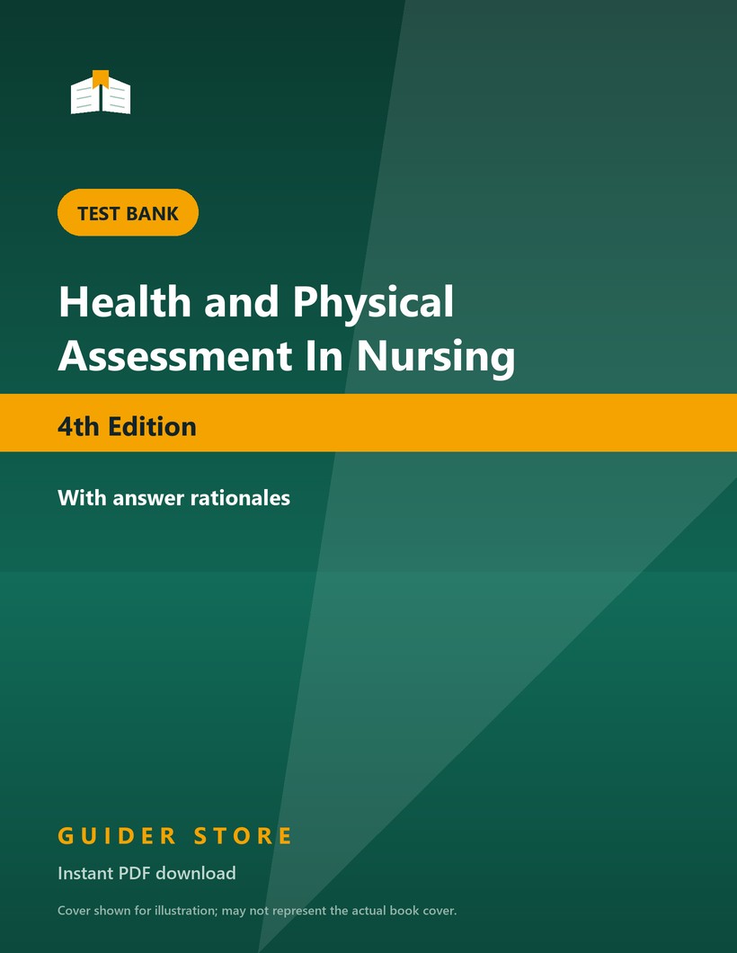 Health and Physical Assessment In Nursing - Guider Store