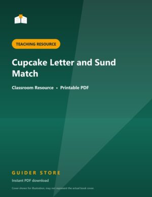 Cupcake Letter and Sund Match - Guider Store