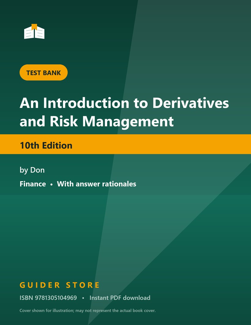 An Introduction to Derivatives and Risk Management - Guider Store