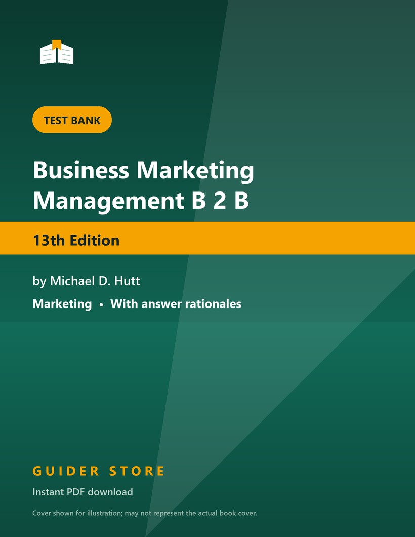 Business Marketing Management B 2 B - Guider Store