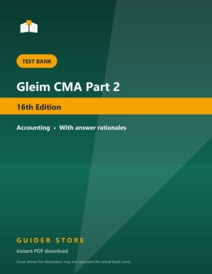 Gleim CMA Part 2 - Guider Store