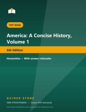 America: A Concise History, Volume 1 - Guider Store