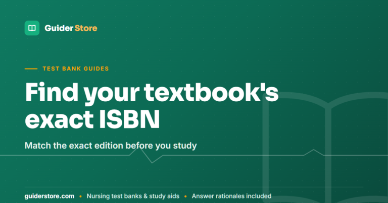 How to Find the ISBN of a Book and Match Your Textbook Edition