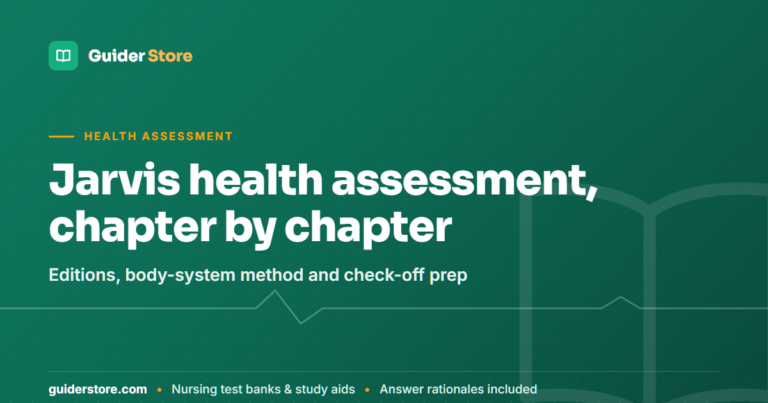 Jarvis Physical Examination and Health Assessment: Chapter Guide