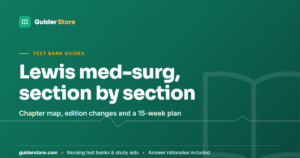 Lewis Medical-Surgical Nursing 12th Ed: Chapter Map & Study Plan