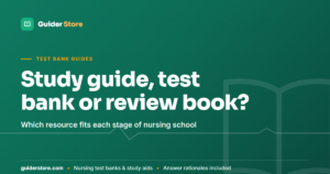 Nursing Study Guide vs Test Bank vs NCLEX Review Book